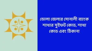 ভোলা জেলার সোনালী ব্যাংক